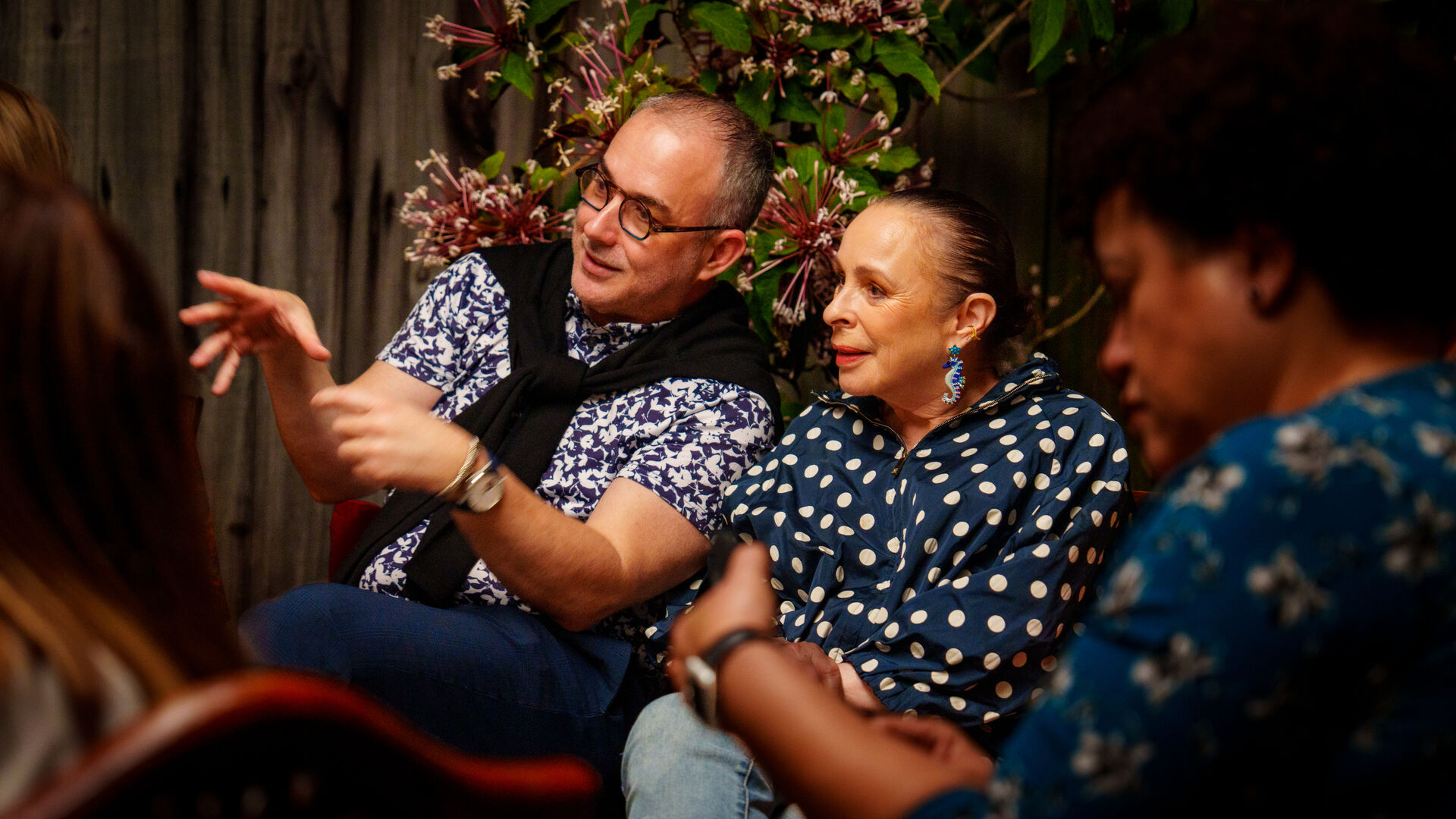 Intimate conversation between subjects